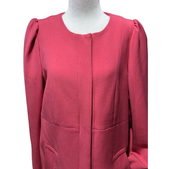 H&M womens Size 10 Coat Jacket Elegant Formal Blazer Pink Workwear Outwear - Picture 3 of 11